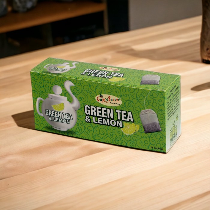 Green Tea 'n' Lemon Bags - 25 bags